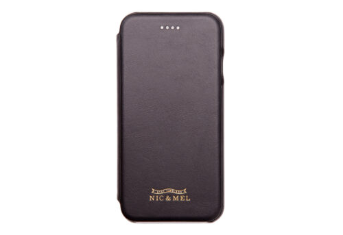 HEWITT BOOK CASE Black LeatheriPhone 6/7/8 (Box)