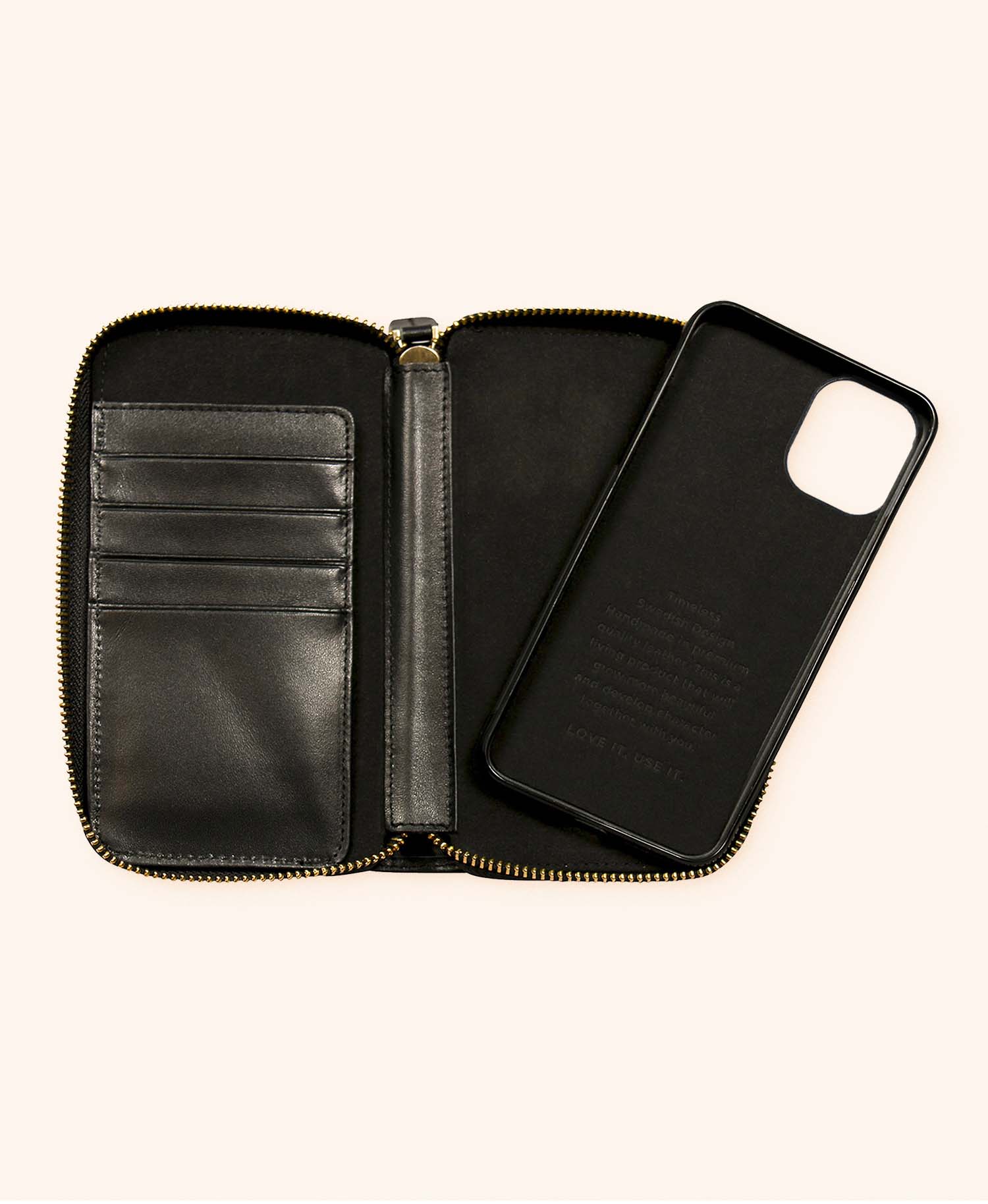 Greg black wallet iphone 11 - inside