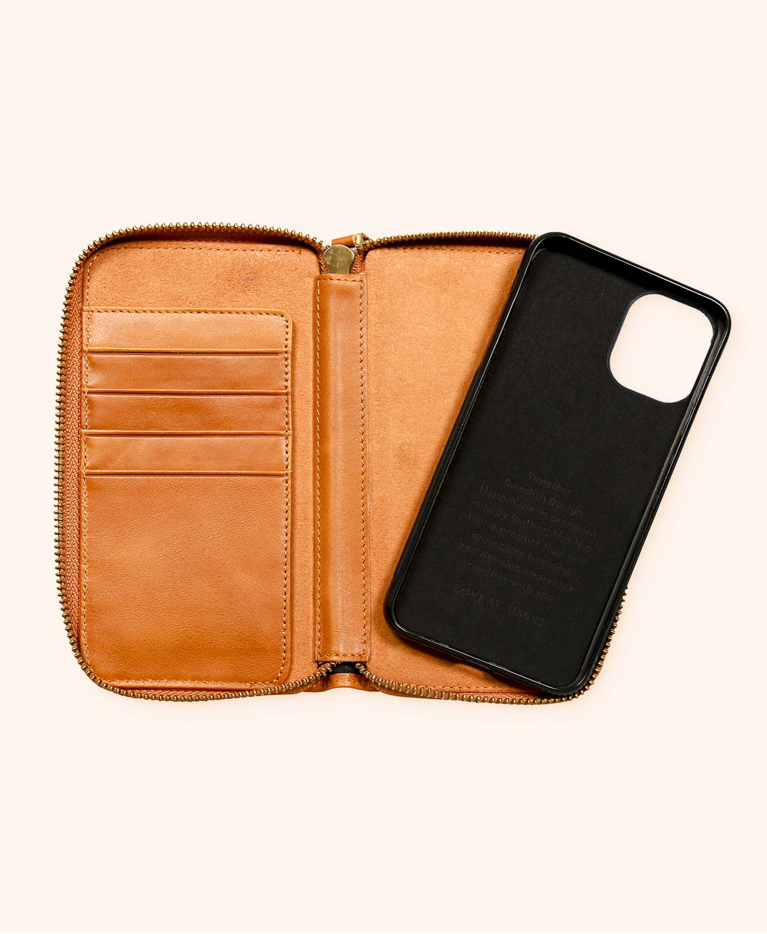 Greg cognac wallet iphone 11 - inside
